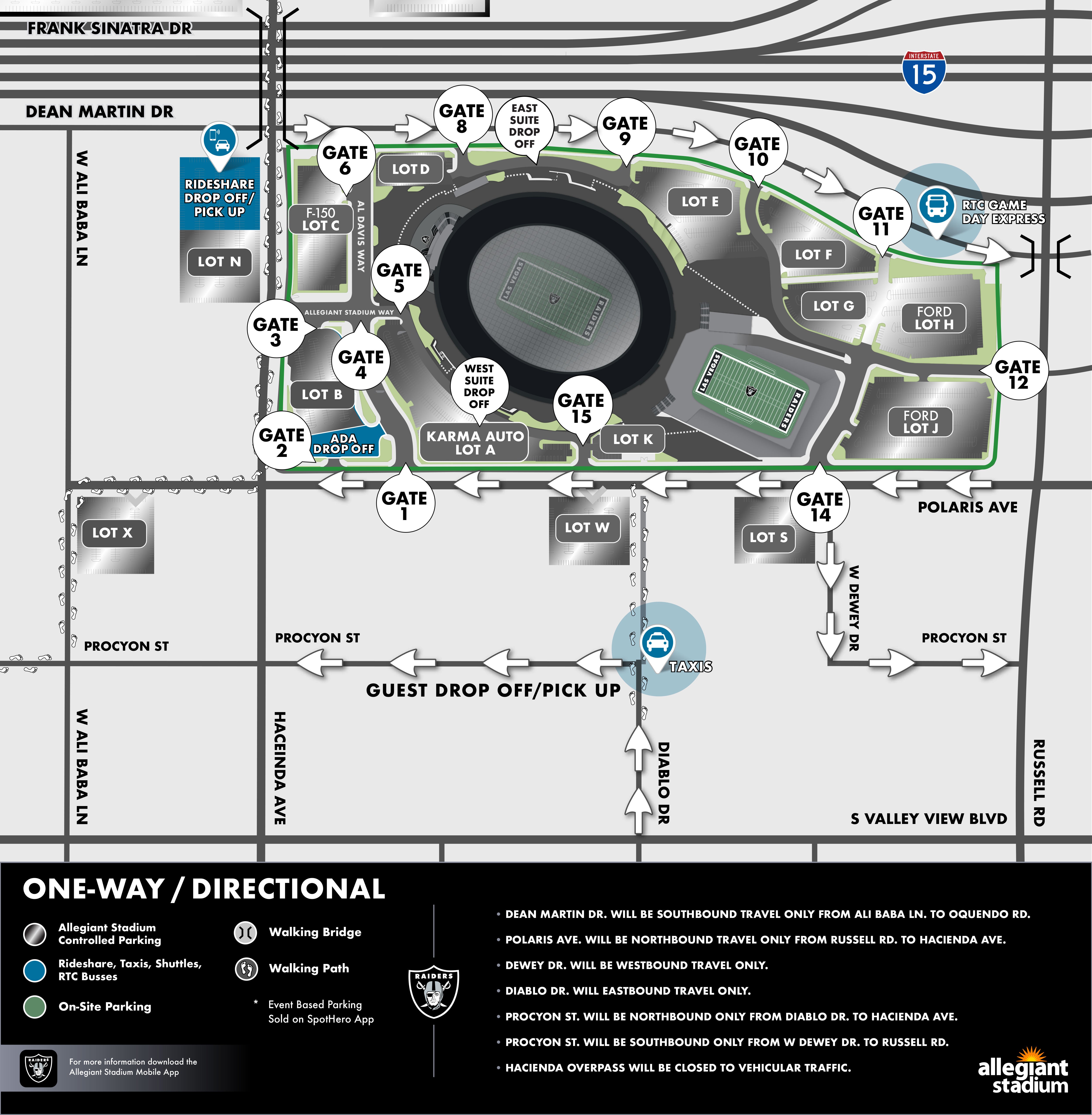 las vegas north premium outlets map