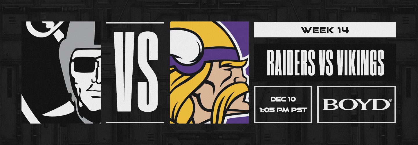 Raiders vs. Vikings - Week 14