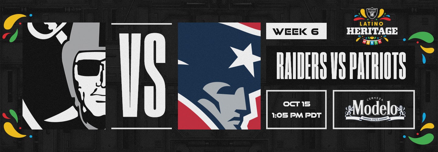 Raiders vs. Patriots - Week 6