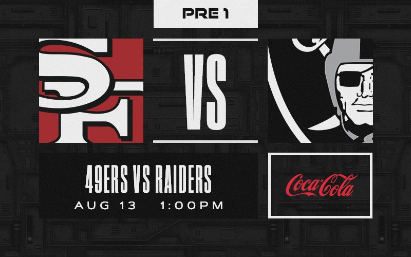 HEY EVERYONE, YOU CAN PURCHASE TICKETS FOR THE @raiders vs. @49ers game on  August 13 at 1pm @allegiantstadium FOR SOME VERY AFFORDABLE…