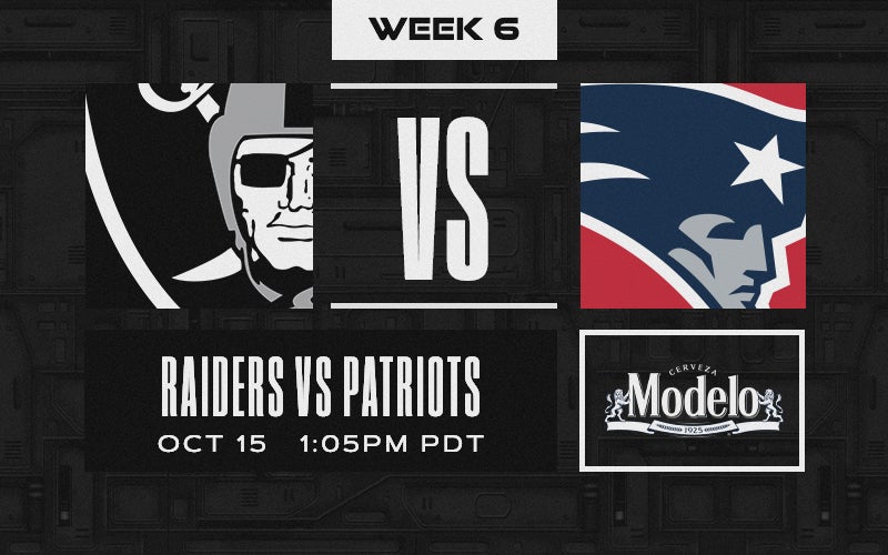 More Info for Raiders vs. Patriots - Week 6