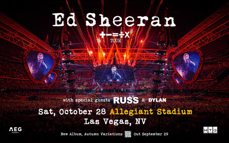 More Info for Ed Sheeran +–=÷x Tour