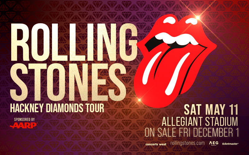 More Info for The Rolling Stones  Stones Tour ‘24 HACKNEY DIAMONDS stops at Allegiant Stadium in Las Vegas, NV on Saturday, May 11, 2024