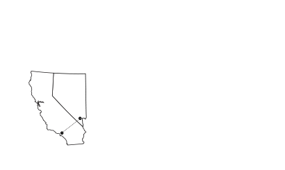 105000 cubic yards of concrete. 257 miles of sidewalk from Las Vegas to LA
