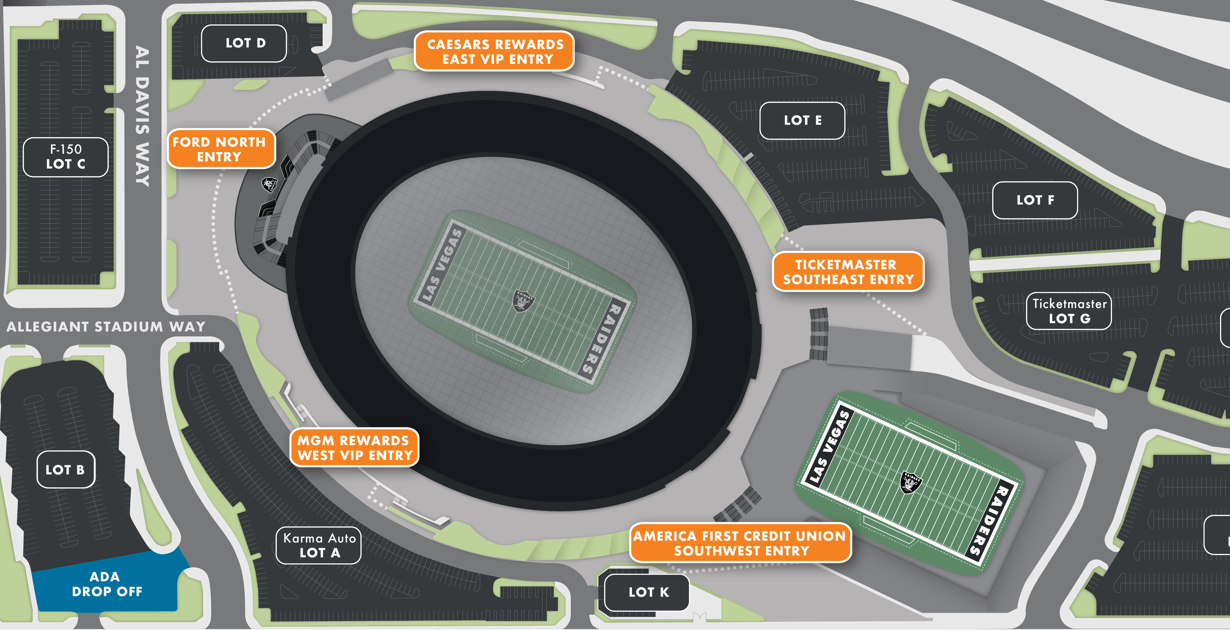 Gate Entrances Map