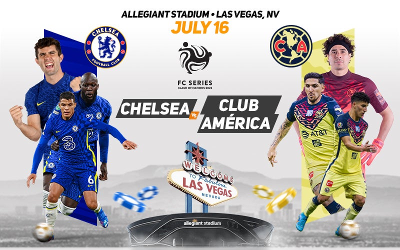 More Info for  Allegiant Stadium to Host International Club Soccer Champions  England’s Chelsea FC and Mexico’s Club América 