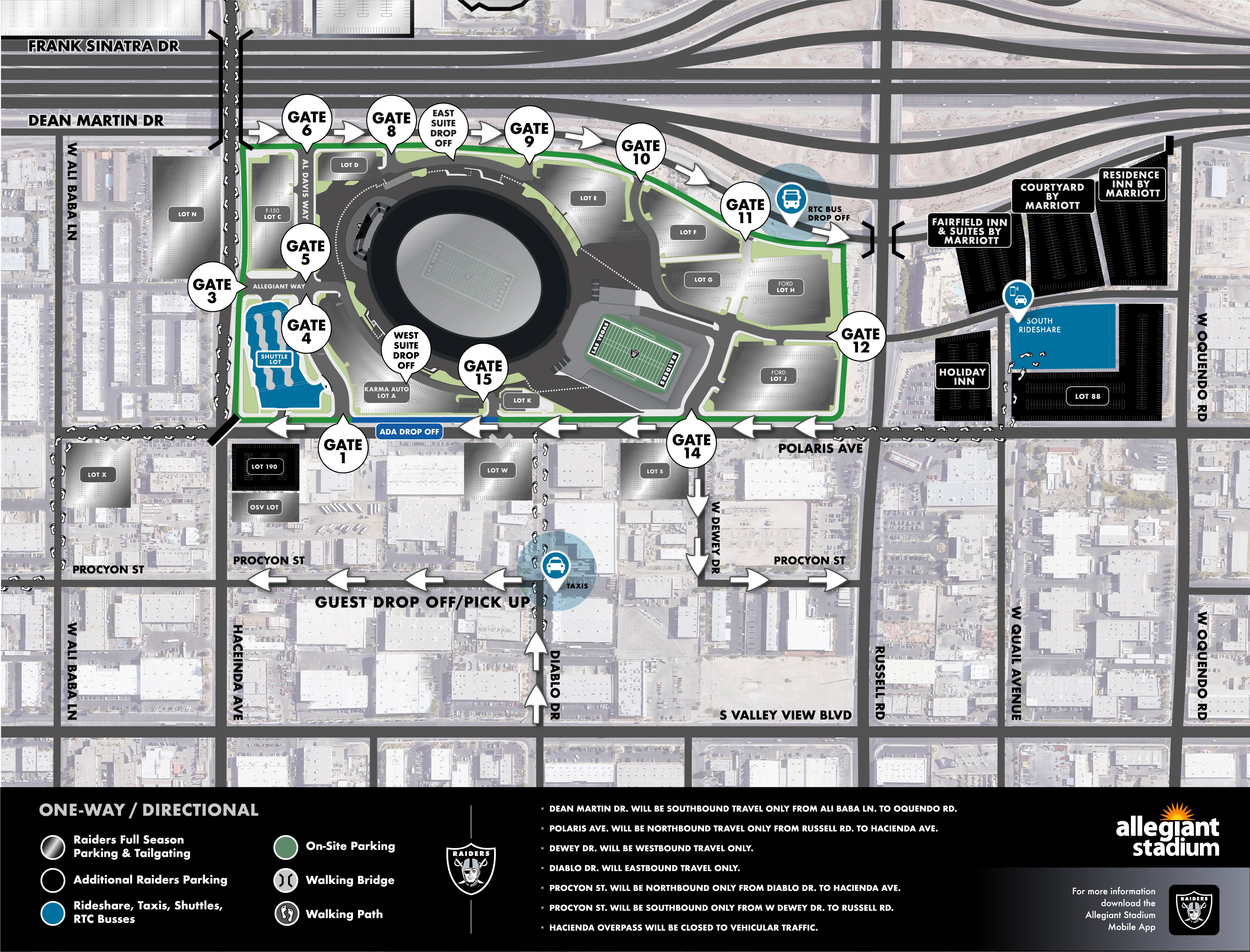 LVRaiders ParkingMap 4000wWebsite OneWay OneWay 7.14.21 0cd2d71f44 