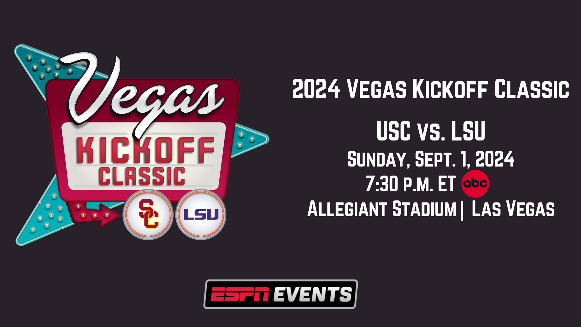 More Info for 2024 Vegas Kickoff Classic Tickets Go on Sale Thursday, April 25