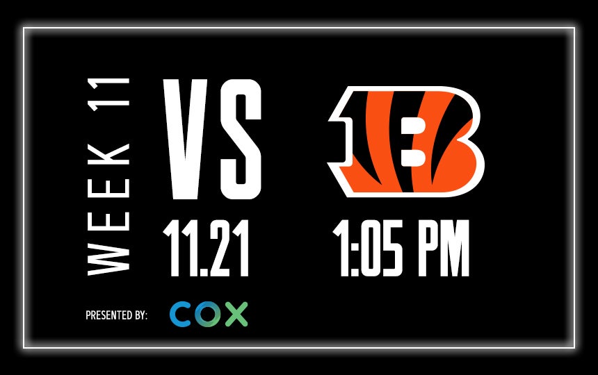 Raiders vs. Bengals - Week 11