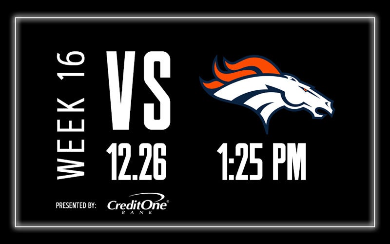 Raiders vs. Broncos - Week 16