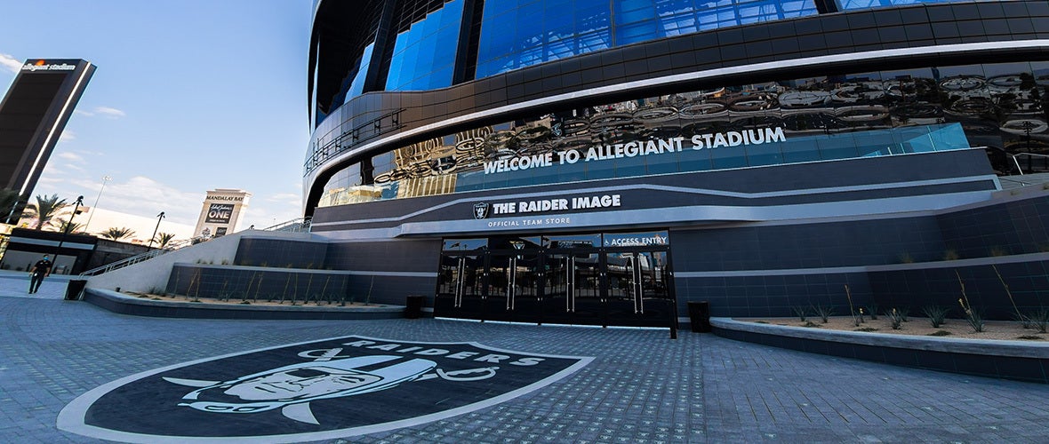 las vegas raiders team store