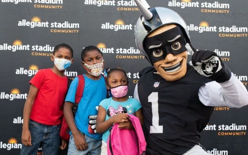 More Info for The Las Vegas Raiders and Allegiant Stadium Participate in Back-to-School Drive Through Nevada Partners