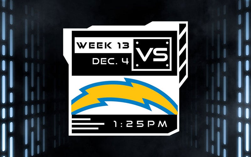 Raiders vs. Chargers - Week 13