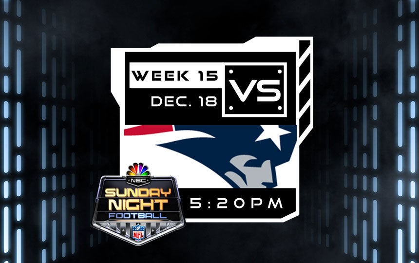 Raiders vs. Patriots - Week 15