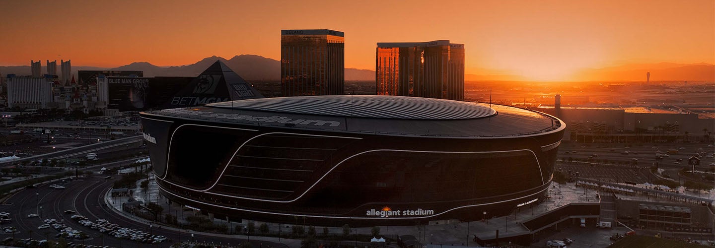 Allegiant Stadium, Home of the Las Vegas Raiders, becomes first