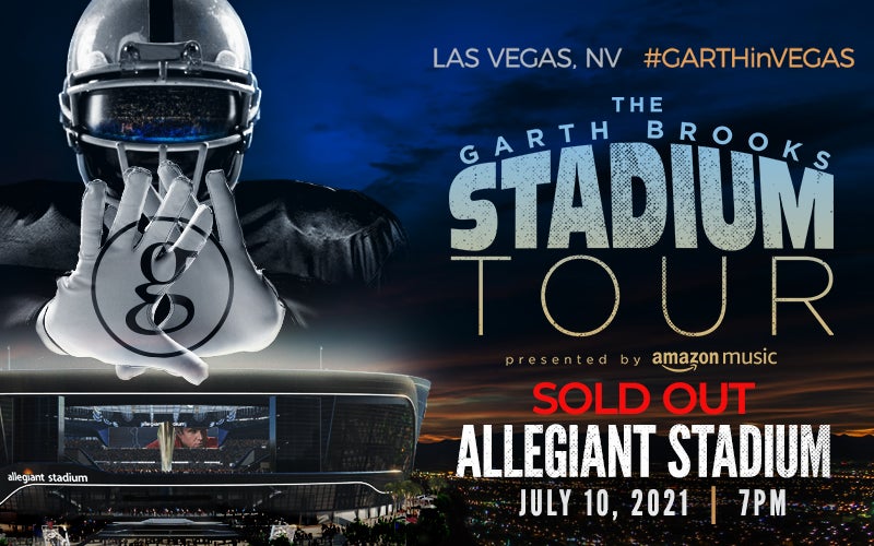 More Info for Garth Brooks Reschedules February 27, 2021 Allegiant Stadium Concert in Las Vegas